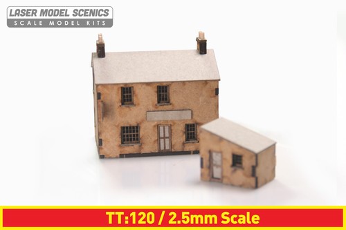 Country pub laser cut - pub,