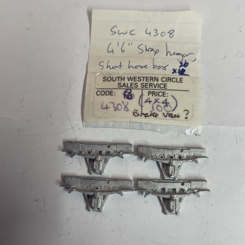 4mm lswr white metal axleboxes - white,
